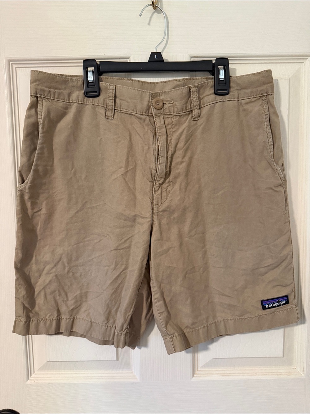 Patagonia Men's Tan Flat Front Shorts